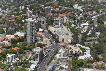 Aerial Image of EDGECLIFF & RUSHCUTTERS BAY