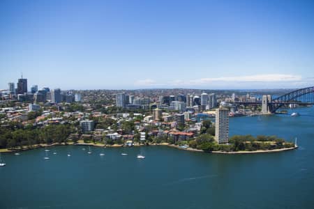 Aerial Image of MCMAHONS POINT & BERRYS BAY