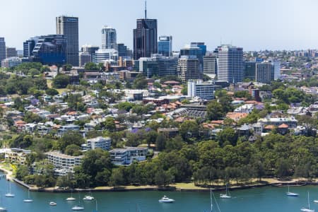 Aerial Image of MCMAHONS POINT & BERRYS BAY