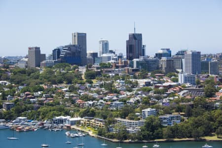 Aerial Image of MCMAHONS POINT & BERRYS BAY