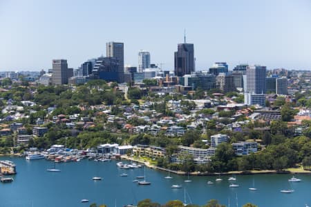 Aerial Image of MCMAHONS POINT & BERRYS BAY