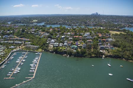 Aerial Image of HUNTERS HILL