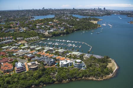 Aerial Image of HUNTERS HILL