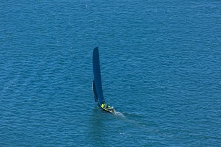 Aerial Image of SAILING IN THE HARBOUR