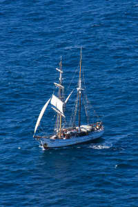 Aerial Image of SAILING SHIP OFF THE COAST OF VAUCLUSE & WATSONS BAY