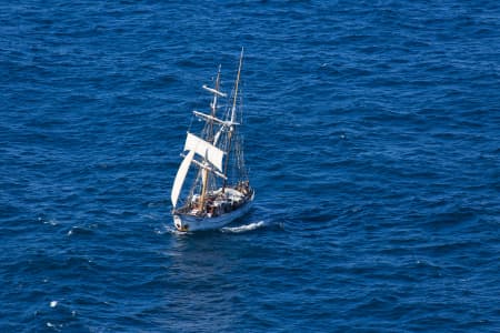 Aerial Image of SAILING SHIP OFF THE COAST OF VAUCLUSE & WATSONS BAY