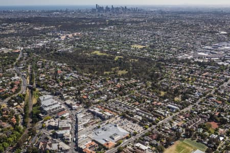 Aerial Image of IVANHOE LOOKING TOWARD MELBOURNE