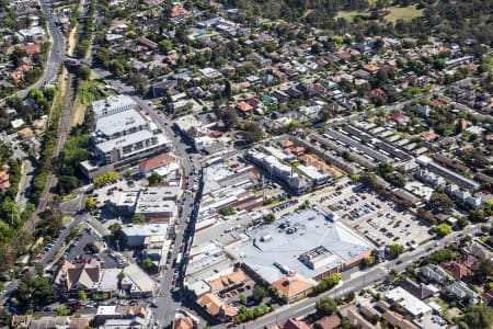 Aerial Image of IVANHOE LOOKING TOWARD MELBOURNE