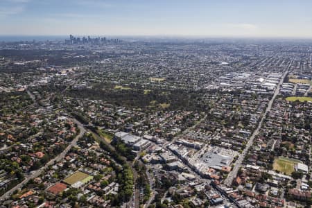 Aerial Image of IVANHOE LOOKING TOWARD MELBOURNE