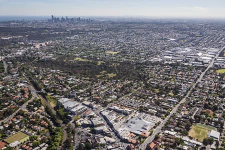 Aerial Image of IVANHOE LOOKING TOWARD MELBOURNE