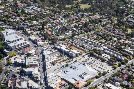 Aerial Image of IVANHOE LOOKING TOWARD MELBOURNE