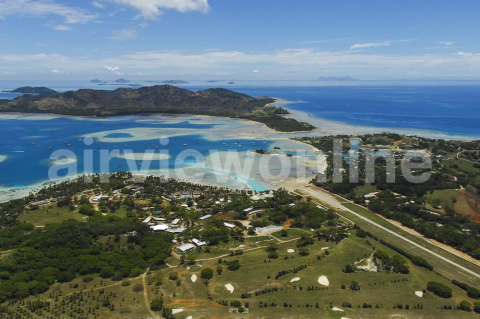 Aerial Image of Mamanuca Islands Fiji