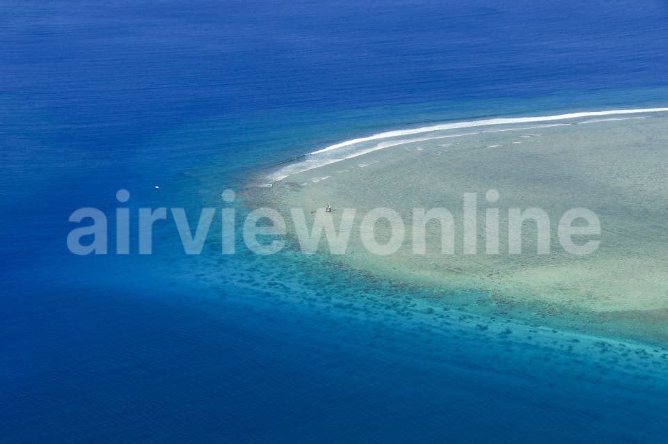 Aerial Image of Reef Fiji