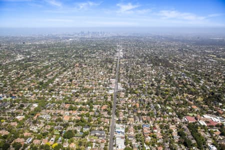 Aerial Image of BLACKBURN IN MELBOURNE