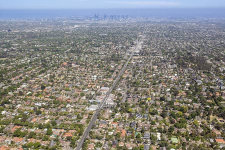 Aerial Image of BLACKBURN IN MELBOURNE