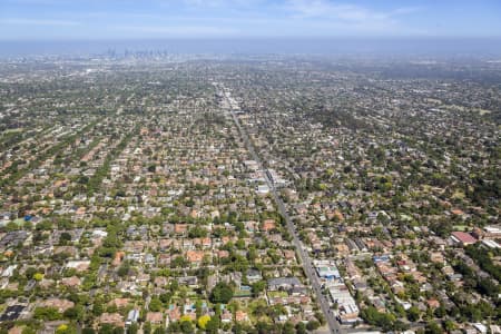 Aerial Image of BLACKBURN IN MELBOURNE