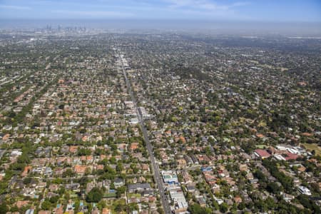 Aerial Image of BLACKBURN IN MELBOURNE