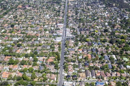 Aerial Image of BLACKBURN IN MELBOURNE