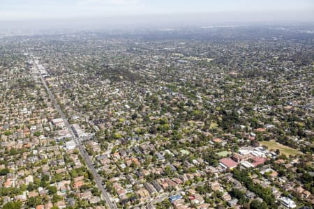 Aerial Image of BLACKBURN IN MELBOURNE