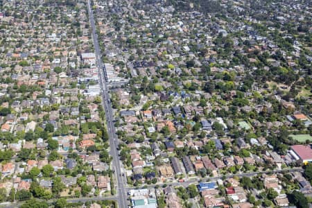 Aerial Image of BLACKBURN IN MELBOURNE