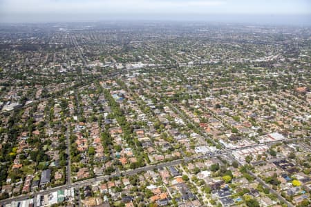 Aerial Image of BLACKBURN IN MELBOURNE