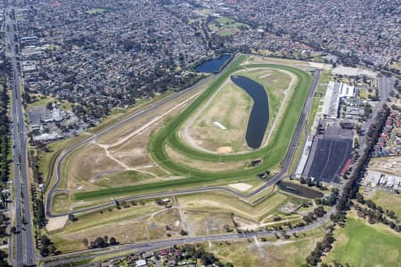 Aerial Image of SANDOWN RACECOURSE