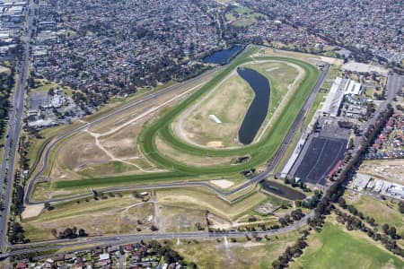 Aerial Image of SANDOWN RACECOURSE