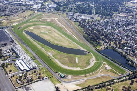 Aerial Image of SANDOWN RACECOURSE