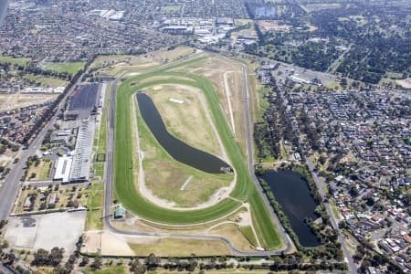 Aerial Image of SANDOWN RACECOURSE