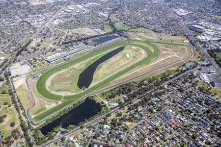 Aerial Image of SANDOWN RACECOURSE
