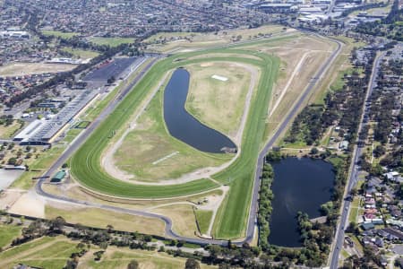 Aerial Image of SANDOWN RACECOURSE