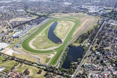 Aerial Image of SANDOWN RACECOURSE