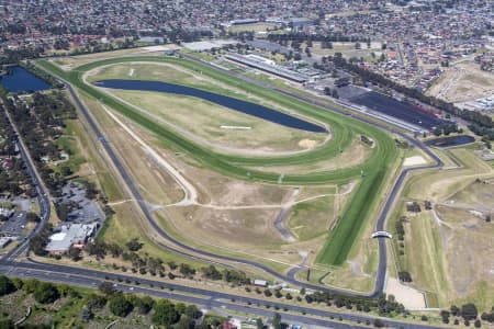 Aerial Image of SANDOWN RACECOURSE