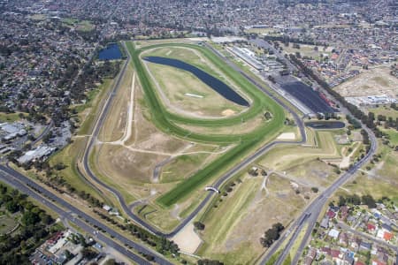 Aerial Image of SANDOWN RACECOURSE