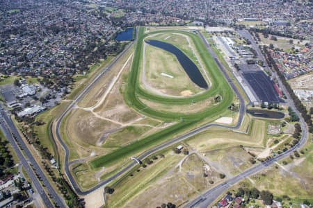 Aerial Image of SANDOWN RACECOURSE