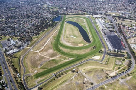Aerial Image of SANDOWN RACECOURSE