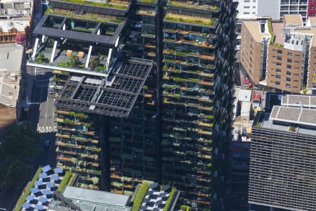 Aerial Image of ONE CENTRAL PARK VERTICAL GARDENS - PATRICK BLANC