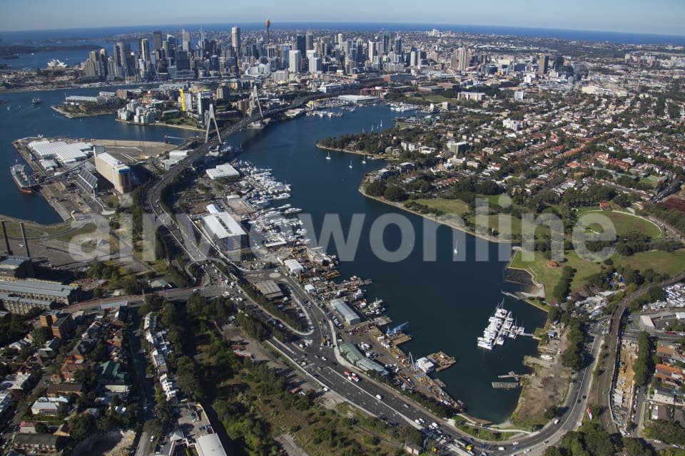 Aerial Image of Rozelle Bay