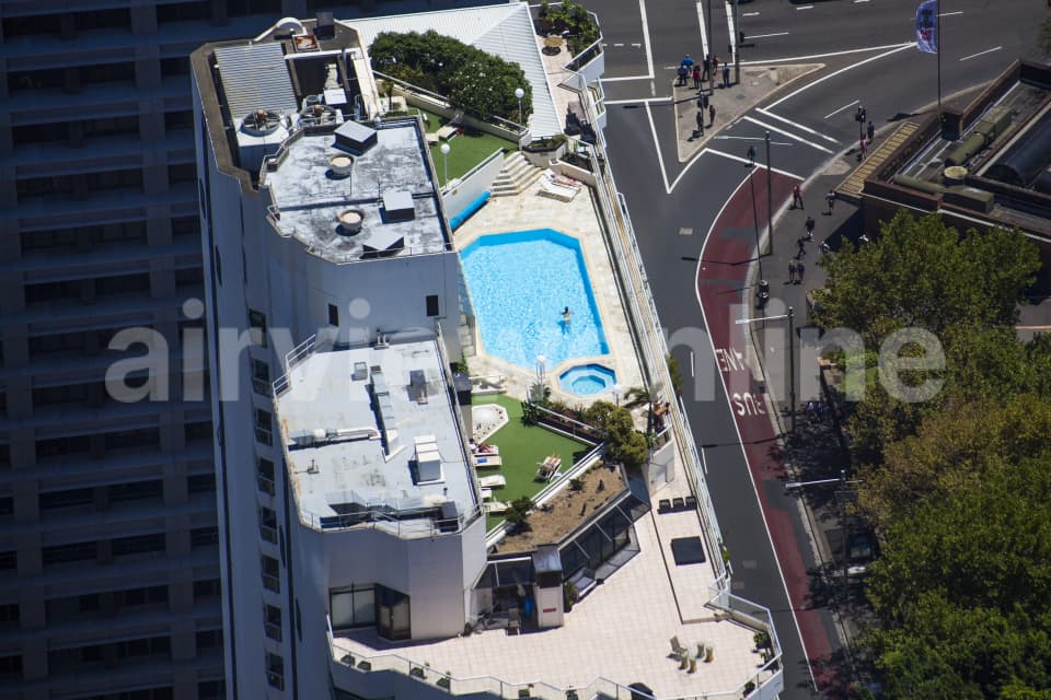 Aerial Image of Roof Top Pool