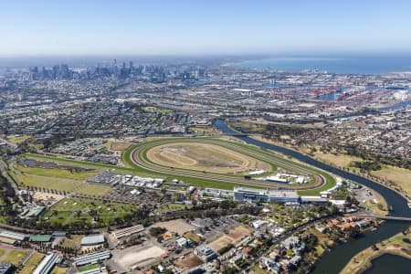 Aerial Image of WEST MELBOURNE LOOKING TOWARD MELBOURNE CBD