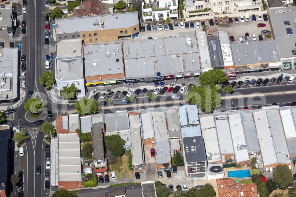 Aerial Image of Bay Street Brighton