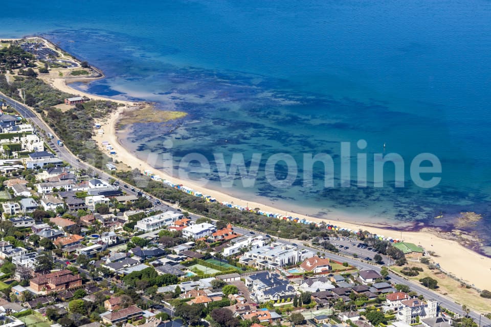 Aerial Image of Brighton Beach