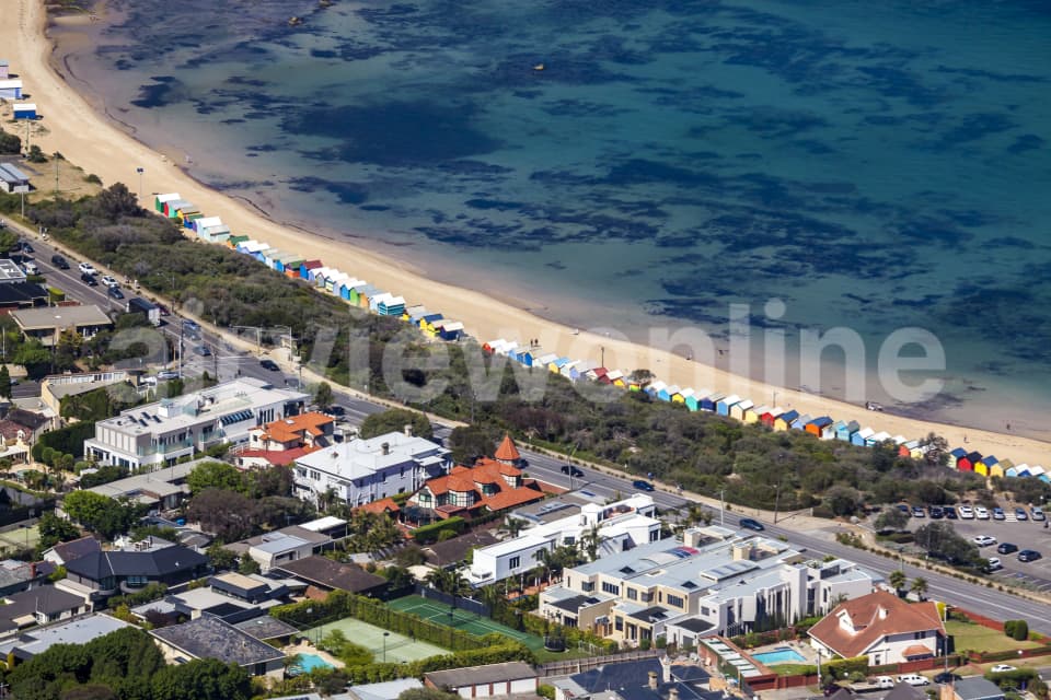 Aerial Image of Brighton Beach