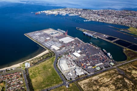 Aerial Image of WEBB DOCK IN MELBOURNE