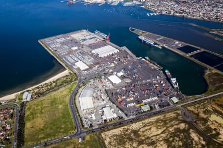 Aerial Image of WEBB DOCK IN MELBOURNE