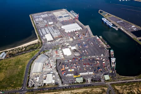 Aerial Image of WEBB DOCK IN MELBOURNE