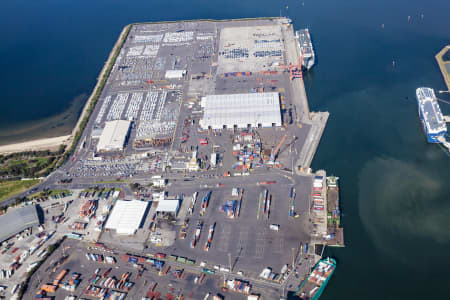 Aerial Image of WEBB DOCK IN MELBOURNE