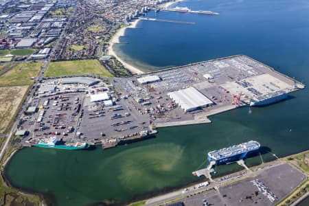 Aerial Image of WEBB DOCK IN MELBOURNE