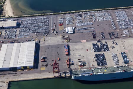 Aerial Image of WEBB DOCK IN MELBOURNE