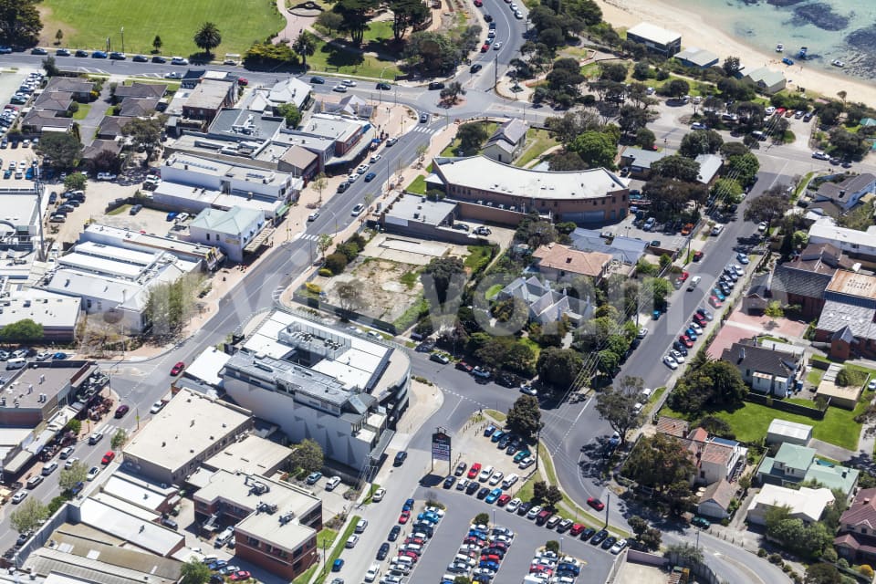 Aerial Image of Mornington Township In Victoria